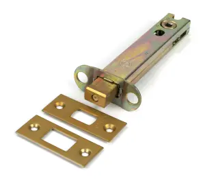 From The Anvil Satin Brass 5" Heavy Duty Tubular Deadbolt