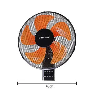 Belaco 16" Wall Fan  with Remote Control