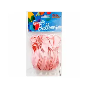 Globos Payaso Macaroon Latex Balloons (Pack of 20) Strawberry (One Size)