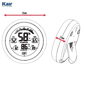 i-sells Digital Hygrometer & Thermometer