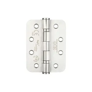 10.2cm H x 7.6cm W Butt Bearing Pair Door Hinges (Set of 2) Satin Stainless