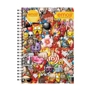 Emoji Icons A5 Notebook Multicoloured (One Size)