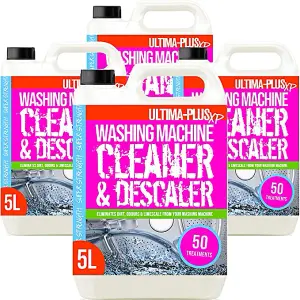 Ultima-Plus XP Washing Machine Cleaner and Descaler Fluid Deeply Cleans, Removes Nasty Odours and Prevents Limescale (20 litres)