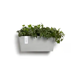 Manhattan Smooth Finish Wall Plant Pot White