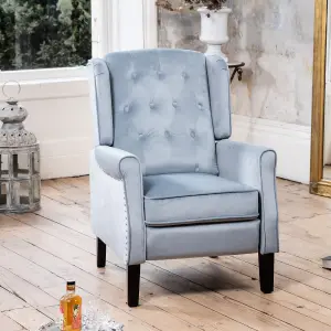 Annapoli Recliner Armchair - Light Blue