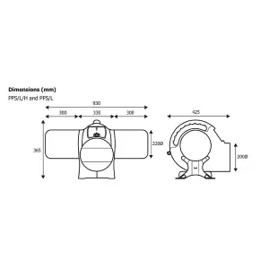 National Ventilation PPS/LH Monsoon Energysaver Loft Positive Input Ventilation (PIV) Unit