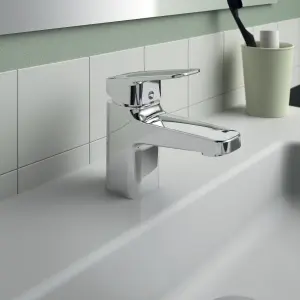 Ideal Standard Ceraplan Mini Chrome effect Square Basin Mono mixer Tap