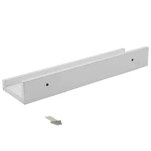 Floating Shelf White / 9.5cm H x 40cm W x 40cm D