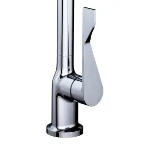 Nes Home Single Lever Swivel Spout Kitchen Sink Mixer Tap Modern Polished Chrome