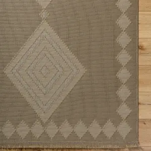 KEYURI Machine Washable Jute Boho Area Rug 79 x 152 cm