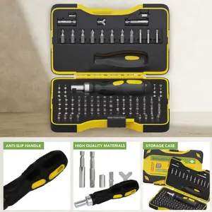 BLOSTM Screw Driver Ratchet Set 101 Piece