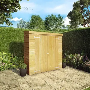 Mercia 6 x 2'6ft Overlap Pent Storage Shed Yes