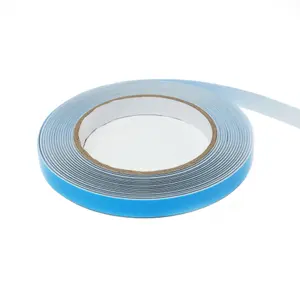 SteelFlex 13mm Wide Steel Tape - Gloss White & Foam Adhesive (5 Metre Length)