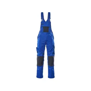 Mascot Unique Augsburg Bib & Brace - Royal/Dark Navy Blue   (32.5) (Leg Length - Short)