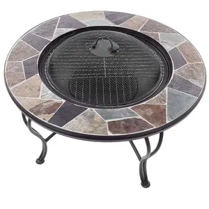 Charcoal Fire Pit Multicolour EREBUS