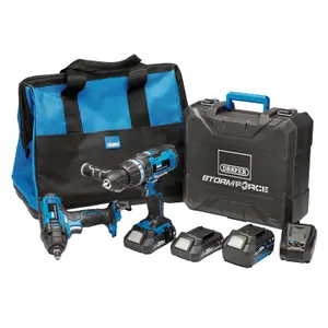 Draper Storm Force 20V Cordless Workshop Kit (7 Piece) 40451