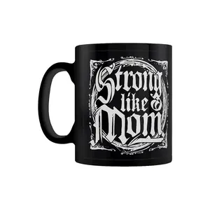 Grindstore Strong Like a Mom Mug Black/White (One Size)