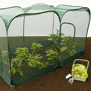 GardenSkill Pop Up Giant Garden Fruit Veg Cage & Pest Protection Crop Cover 2.5x1.25x1.35m H