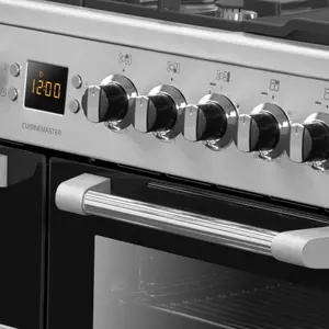 Leisure CS100F520X Freestanding Electric Range cooker with Gas Hob - Stainless steel effect