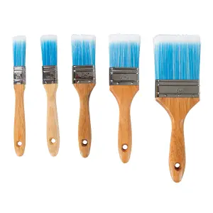 Silverline Synthetic Brush Set 5pce 282408 Paint Brushes 19, 25, 40, 50 and 75mm