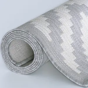 Ecology Collection Outdoor Rugs in Grey  100g