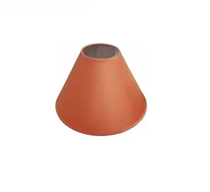 12" Cotton Coolie Lampshade - Terracotta