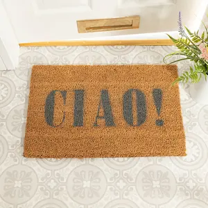 Ciao Grey Doormat - Regular 60x40cm