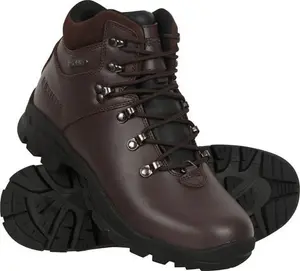 Mountain Warehouse Latitude II Extreme Womens Waterproof Leather Walking Boots - Brown | Size 6