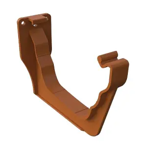 10 x Caramel Ogee Fascia Gutter Brackets, Freeflow 135mm Rain Water Systems