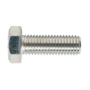 Sealey HT Setscrew M14 x 40mm 8.8 Zinc Plated DIN 933 - Pack of 10 Pieces SS1440