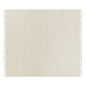 Blanket MALU Cotton 220 x 240 cm Light Beige