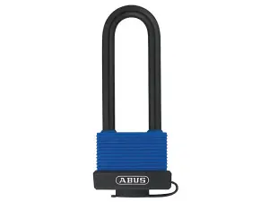 ABUS Mechanical 70IB/50mm Aqua Safe Brass Padlock 80mm Long Shackle Keyed Alike 6401