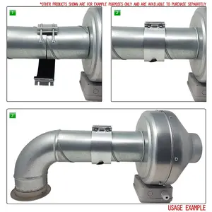 Fast Clamp Ducting Connector - 200mm