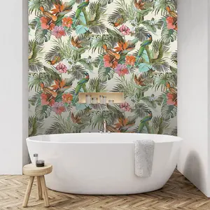 Vasari Paradise Birds Multi Wallpaper