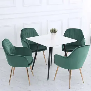 Elianna Upholstered Dining Chair (Set of 2) Emerald green