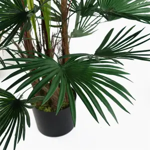 120cm Fan Palm Artificial Tree Realistic Plant