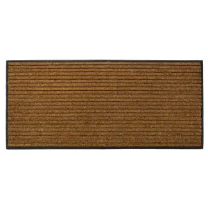 Natural Ribbed Heavy duty Scraper mat, 100cm x 45cm