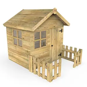 Rebo Orchard 4FT x 4FT Children's Wooden Garden Playhouse - Lark