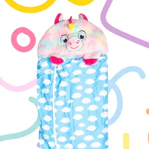 Plush Animal Cushion Sleeping Bag Unicorn (167 X 65cm)