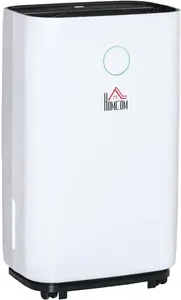 HOMCOM 20L/Day Portable Quiet Dehumidifier | Robert Dyas