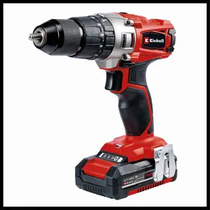 Einhell Cordless Combi Drill 44Nm Impact Driver 140Nm Power Tool Set Power-X-Change 18V With Batteries Charger Carry Bag