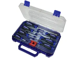 Faithfull Soft Grip Screwdriver Set (8 Pieces) - XMS24SDRIVER