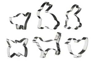 Essentials by Premier 6Pc Animal Shapes Cutter Set