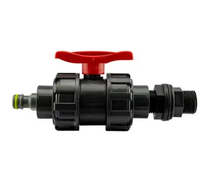 Water butt/rain barrel/tank outlet valve with hose connector,3/4" bsp adaptor(requires26mm hole)