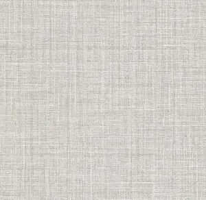 Erismann White Brown Grey Mix Glitter Plain Woven Linen Effect Vinyl Wallpaper