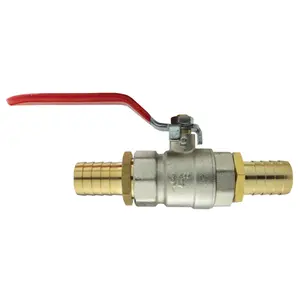 25mm barb-25mm barb-in line- full flow lever valve for 1" hose/irrigation/pond pipe