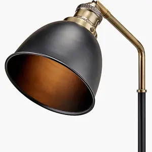 Black and Gold Task Table Lamp