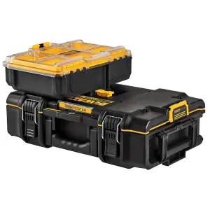 2x Dewalt Tough System 2.0 DWST83293-1 DS166 Stackable Toolbox Case 4 Organisers