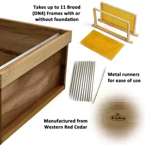 WBC Brood Box in Cedar for WBC Beehive 74755