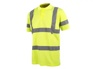 High-Visibility Yellow Polo Shirt XXL for Ultimate Safety and Comfort